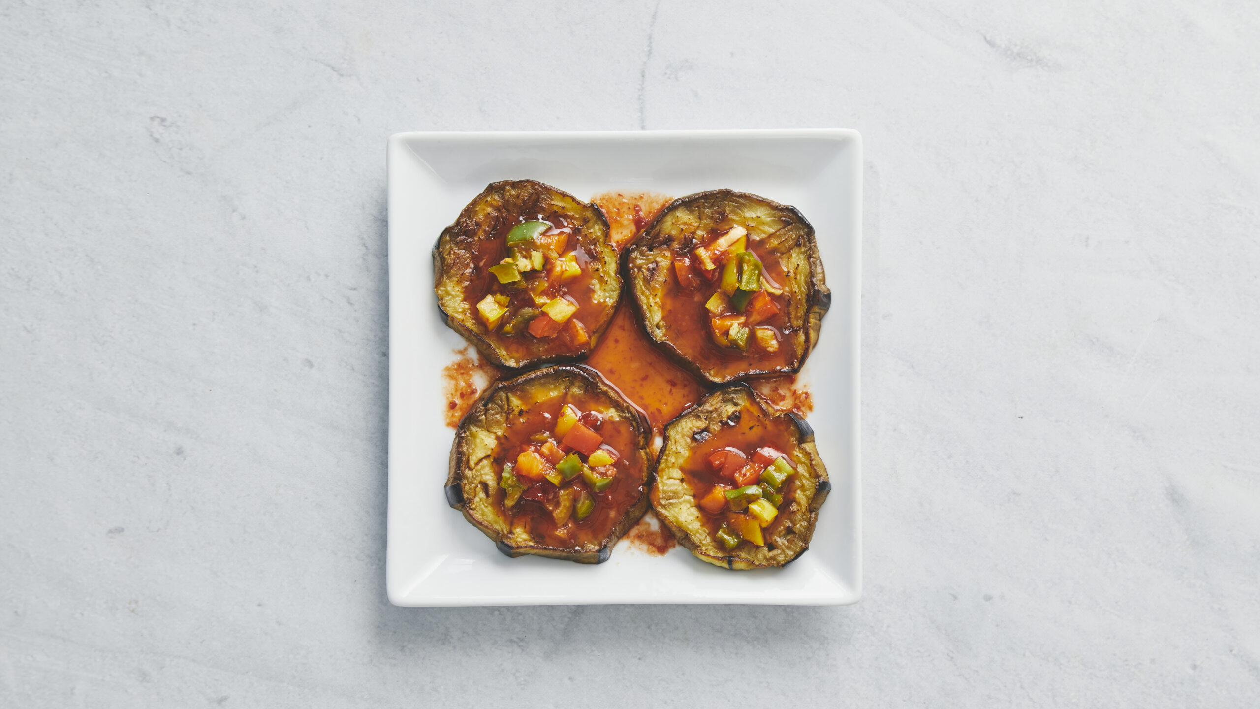 1 Spicy aubergine